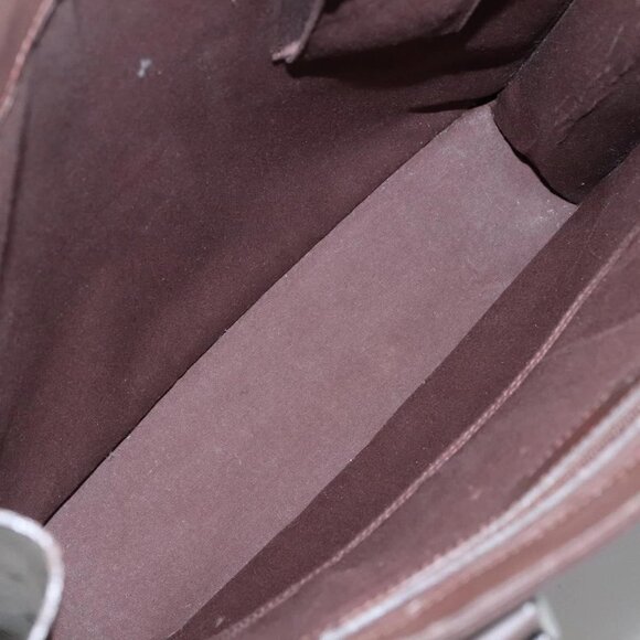 LOUIS VUITTON Epi Sac Plat Hand Bag Mocha - Picture 9 of 16